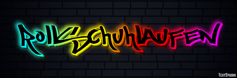 Rollschuhlaufen Efecto de texto