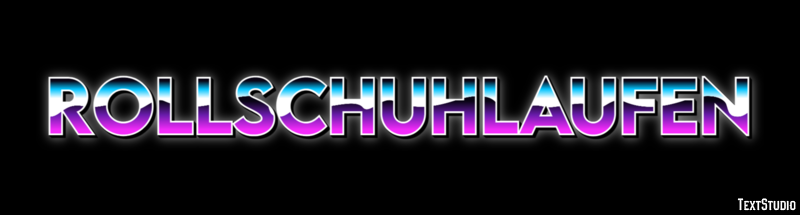 Rollschuhlaufen テキスト効果