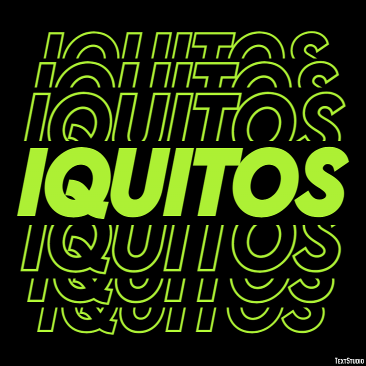Iquitos Tekst Effect