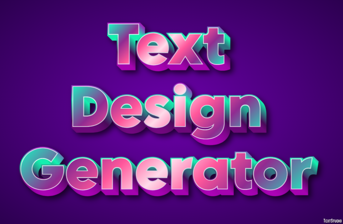 Text Design Generator Text Effect