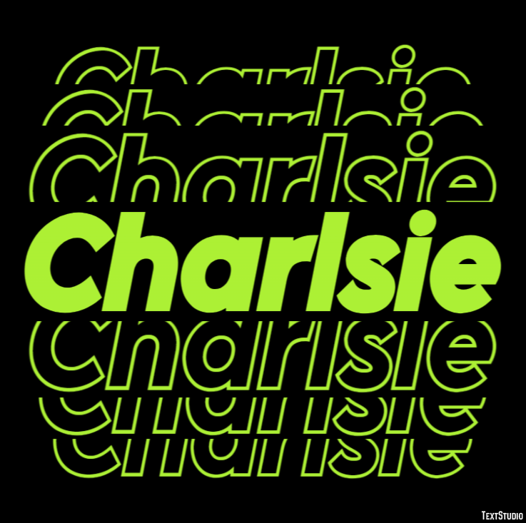 Charlsie Efecto de Texto
