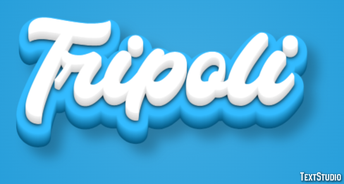 Tripoli Эффект текста