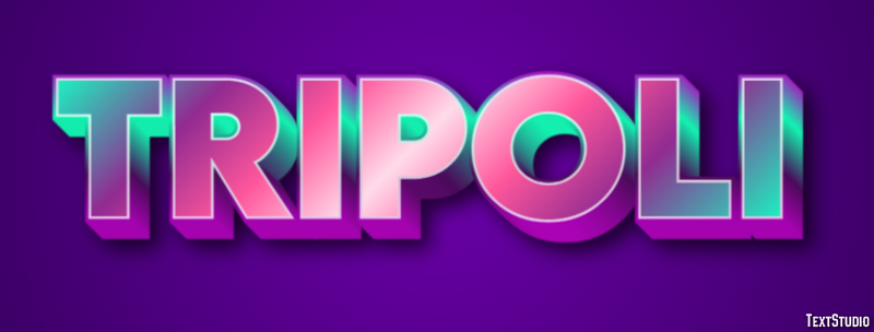 Tripoli Effetto testo