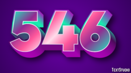 546 Text Effect