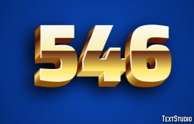 546 Text Effect