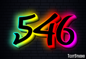 546 Text Effect