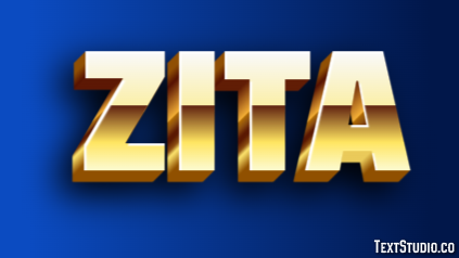Zita Effetto testo
