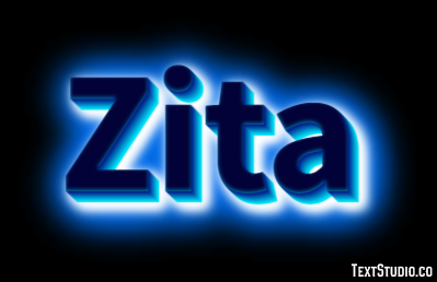 Zita Effetto testo