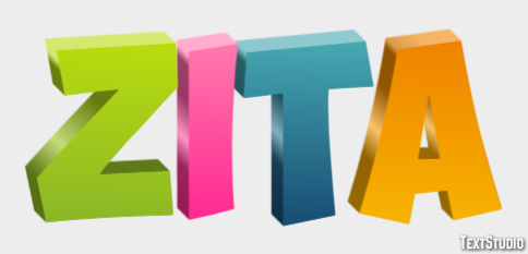 Zita Effetto testo