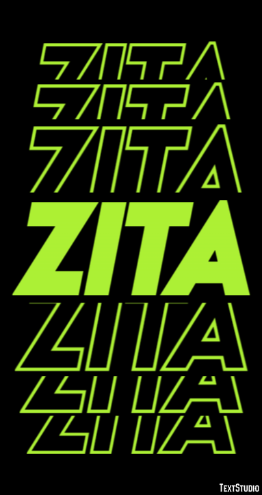 Zita Effetto testo
