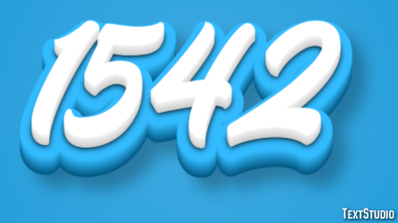 1542 Efeito de texto