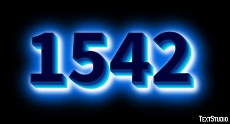 1542 Efeito de texto