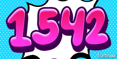 1542 Efeito de texto