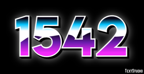1542 Efeito de texto