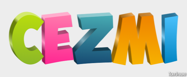 Cezmi Tekst Effect