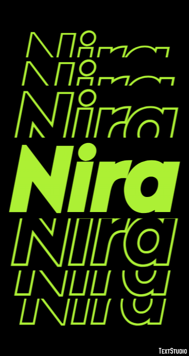 Nira Efekt tekstowy