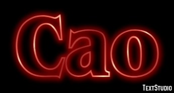 Cao Эффект текста