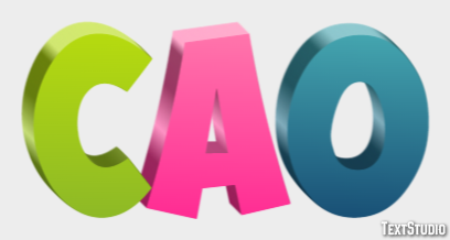 Cao Text effect