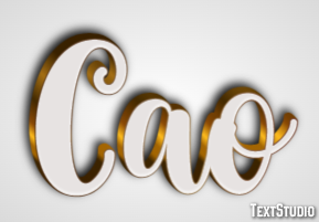 Cao Text effect