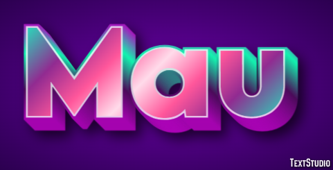 Mau Text Effect
