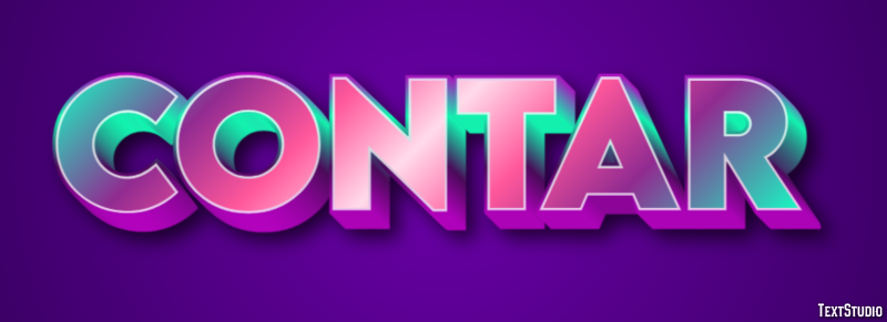 Contar Text Effect