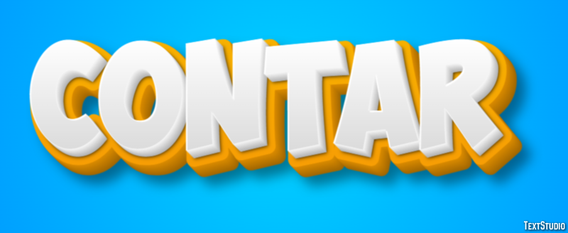 Contar Text Effect
