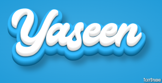 Yaseen Text Effect