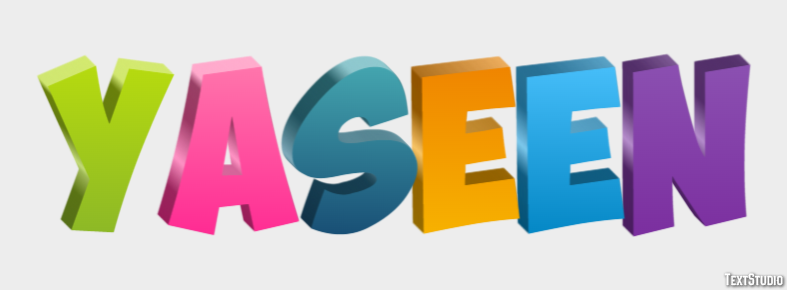 Yaseen Texteffekt