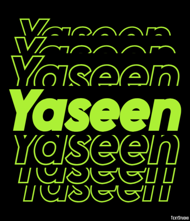 Yaseen Text Effect
