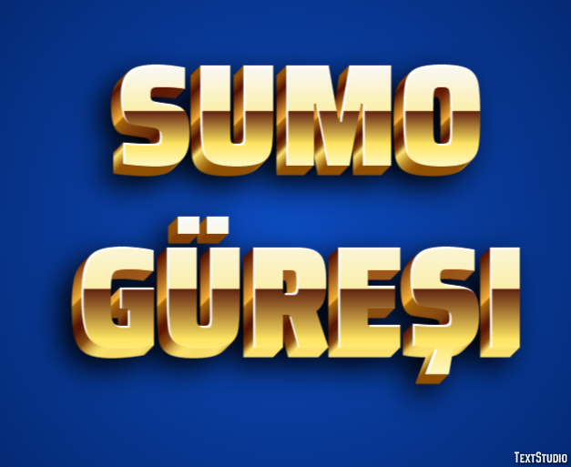 Sumo Güreşi Metin Efekti