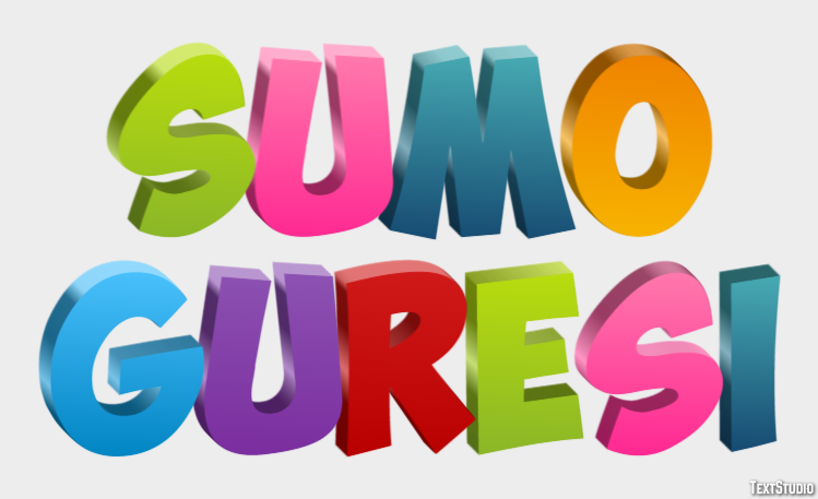 Sumo Güreşi Metin Efekti