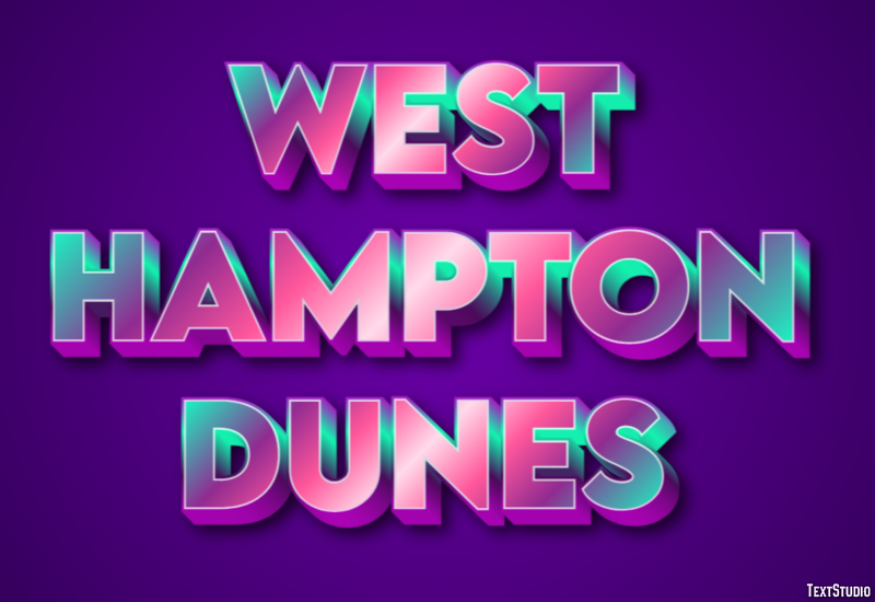 West Hampton Dunes Efekt tekstowy