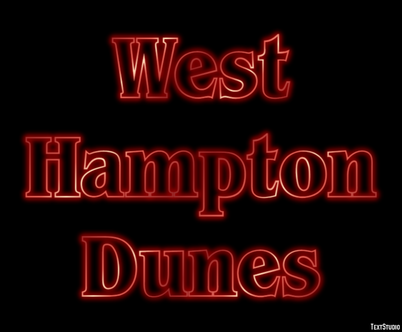 West Hampton Dunes Efekt tekstowy
