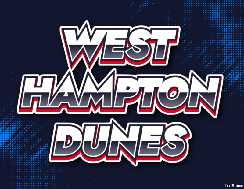 West Hampton Dunes Efekt tekstowy