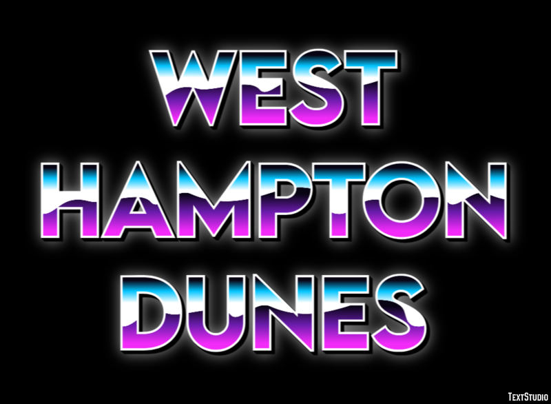 West Hampton Dunes Efekt tekstowy