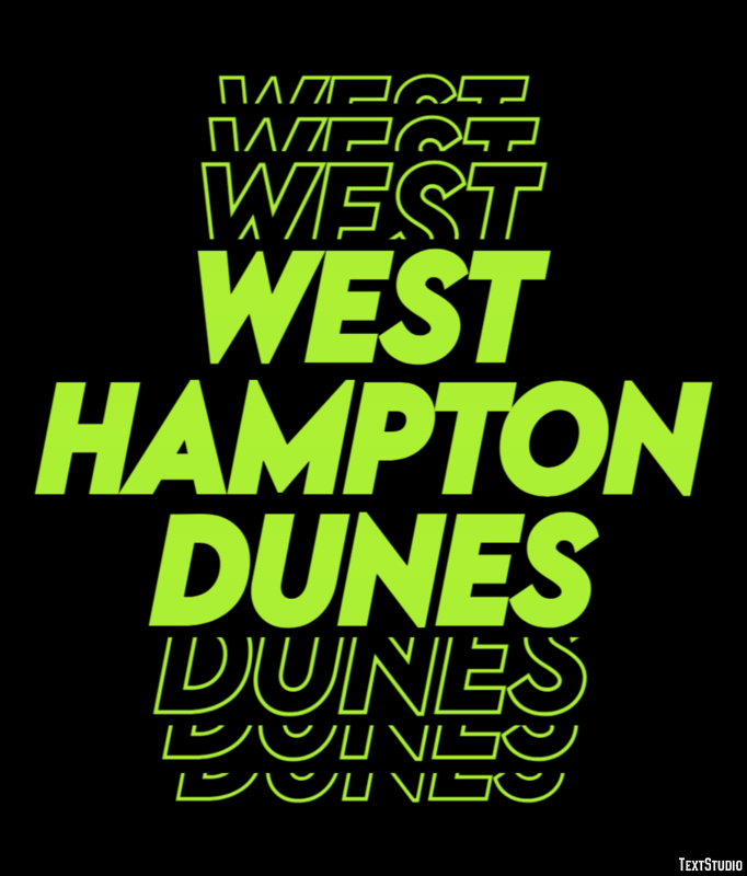 West Hampton Dunes Efekt tekstowy