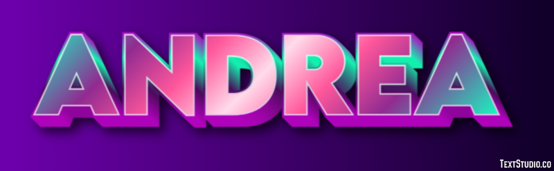 Andrea Text Effect
