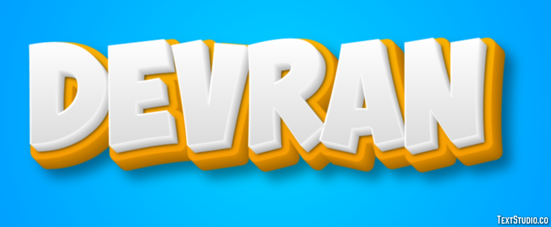 Devran Text Effect
