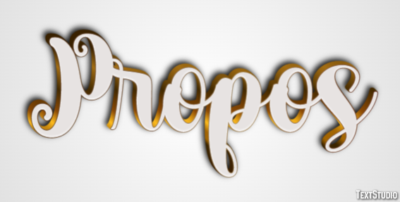 Propos Effet de Texte