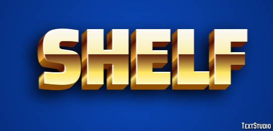 Shelf Text Effect