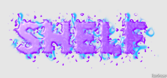 Shelf Text Effect