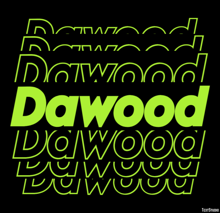 Dawood Text Effect