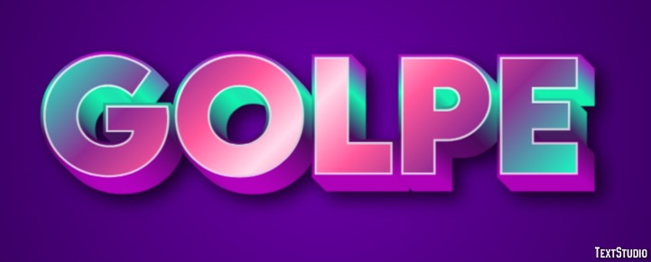 Golpe テキスト効果