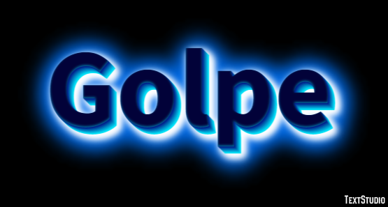 Golpe Effet de texte