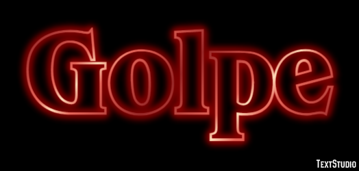 Golpe Effet de texte