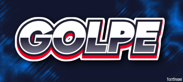 Golpe テキスト効果