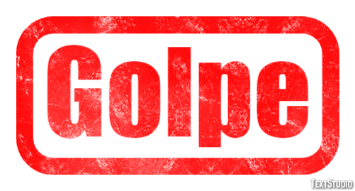 Golpe Effet de texte