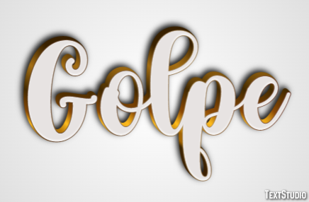Golpe Effet de texte