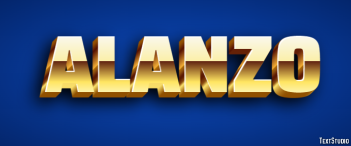 Alanzo Text Effect