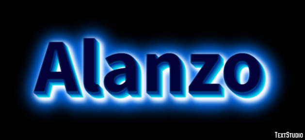 Alanzo Text effect